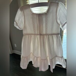 Beautiful toddler dress with lace details